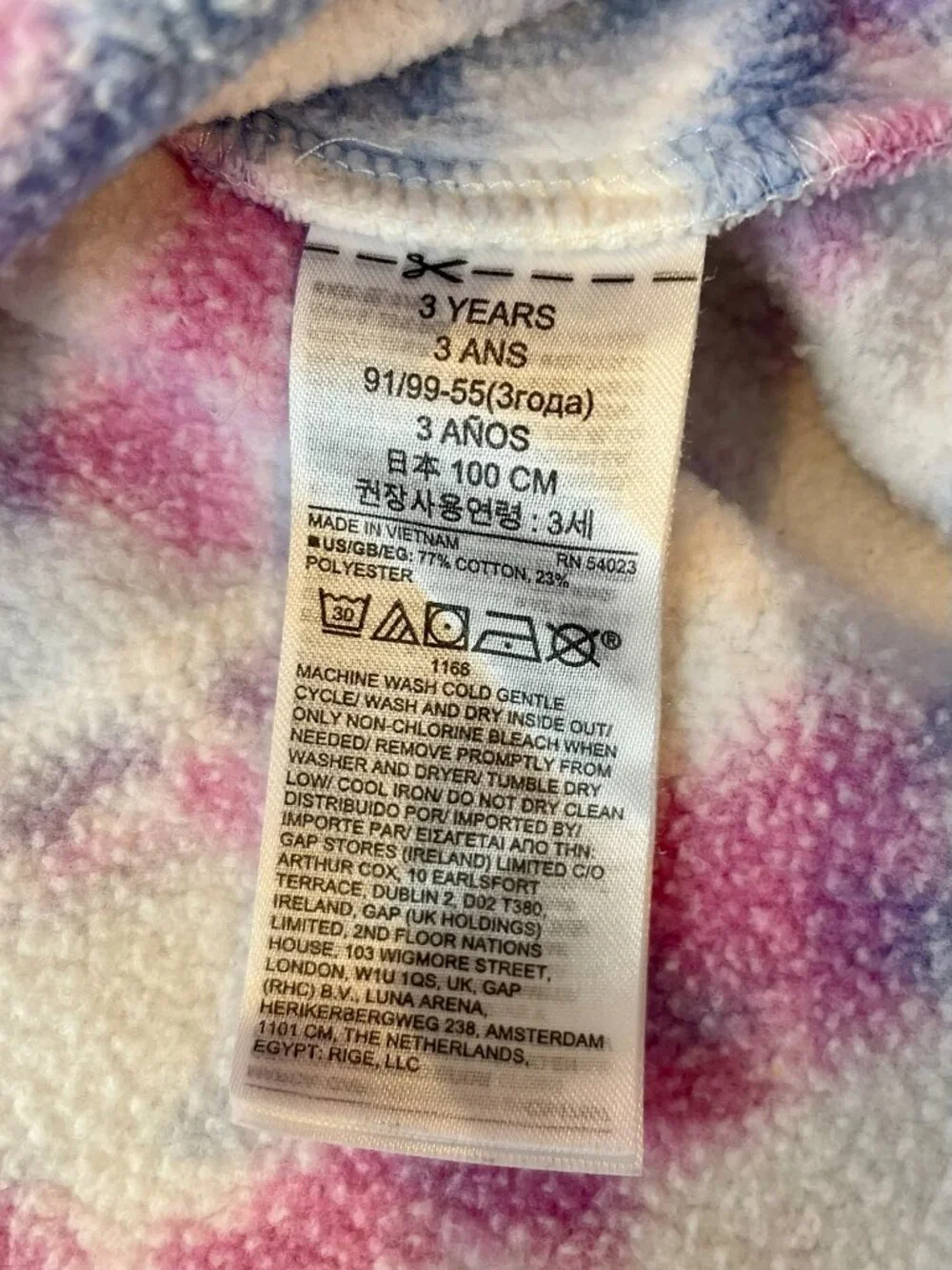 Baby Gap Tie Dye Sweatshirt - Sz. 3 yrs